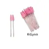 Cepillo para Pestañas Gota Caliente Transfronterizo Cabeza Grande Cepillo Grueso para Cejas Cabeza Espiral Curvable Peine para Pestañas de Color