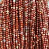 Grânulos Soltos de Madeira Fóssil Natural Grânulos Redondos Acessórios para Joias DIY Feitas à Mão Grânulos Semi-Acabados Madeira Fóssil Jade Atacado Transfronteiriço