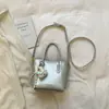 Bolsa de Mão Estilo Balde Nova Moda Primavera Estilo Coreano Casual Roupa de Trabalho Cor Sólida Transversal Bolsa Feminina