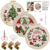 2026 Kit de Bordado Navideño Original DIY Paquete de Materiales Hechos a Mano Juego de Aguja e Hilo Regalo Nuevo Producto Transfronterizo Inglés