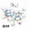 Atacado do Fabricante Broca de Satélite 8mm Acessórios para Joias DIY Fundo Pontiagudo Vidro de Cristal Diamantes Irregulares Zircônia