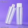 Botella de Agua Personalizada de 200 ml con Tapa de Rosca y Diente Alto con Tapón Interior Moldeada por Inyección Semi-Permeable de Plástico PET Mate Botella Vacía para Agua Esencial y Emulsión