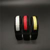 Pulseira luminosa LED Flash Arm Ring fivela de metal Velcro fita de nylon logotipo de suporte