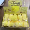 Juguete Squishy Popular de Queso Triángulo Transfronterizo, Pelota de Alivio del Estrés de Rebote Rápido, Juguete Squishy de Alivio del Estrés para Niños, Pequeño Regalo