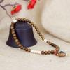 Pulsera redonda de sándalo de seda dorada DIY especificaciones 0.8 viento simple para hombres y mujeres adornos de rosario fabricantes de joyería venta al por mayor