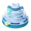 Árbol de Navidad Gato Giratorio Multifuncional Orbital Bola Luminosa Juguete para Gatos Campana de Automasaje Juguete para Gatos