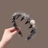 Horquilla de Malla Retro de Lujo Ligero Personalizada Diadema de Verano para Mujer Diadema de Redondeo de Pedrería Súper de Hada Nueva Diadema de Borde Delgado de Celebridad de Internet