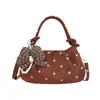 Bolso de Lunares para Mujer 2026 Nuevo Estilo de Verano Bolso de Mano Pequeño para Salidas Casuales, Textura de Alta Calidad, Bolso Dumpling Cruzado de un Solo Hombro