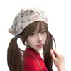 Turbante Lindo de Cachorro Estilo Japonés Pañuelo para la Cabeza con Protección Solar para Mujeres Salida de Verano Pañuelo Triangular Ins Pañuelo para el Cuello Estilo Francés Diadema para el Cabello para Fotos