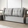 Cabecero Tapizado 2026 Nuevo Simple Moderno Independiente Tatami Tela Técnica Respaldo de Cama de Madera Maciza Se Vende por Separado