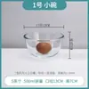 Herramientas para Hornear Bol Mezclador de Vidrio Bol Profundo a Prueba de Salpicaduras Hogareño Batidor de Crema Utensilios para Pastel Batidor de Claras de Huevo Bol Mezclador