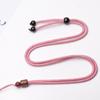 Cuerda de collar tejida de madera ácida, cuerda para collar con colgante de ágata y cera de abeja, cuerda redonda pequeña ajustable de 2 mm, cuerda para collar con colgante de esmeralda