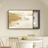 Pintura Decorativa para Cobrir Caixa de Distribuição Elétrica, Sem Necessidade de Furar, Pintura Suspensa Estilo Nórdico de Luxo Leve, Pintura de Tampa para Caixa de Distribuição com Tema Marítimo