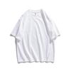 Ag260G Camiseta de Peso Pesado Moderna Oversize Algodón Puro Cuello Redondo para Hombre Estampada Cuello Redondo Manga Corta Suelta Una Pieza Envío Directo