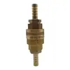 Válvula de retención de boca de pagoda Insertar Manguera de goma Válvula unidireccional Doble cabeza Boca de cobre con resorte Funda de válvula de flujo inverso Manguera de goma de alambre de acero Válvula de tubería de agua