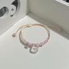 Pulsera de Hilo Rojo Ajustable al por Mayor con Nudo de Bambú y Cuentas de Amuleto de la Suerte, Cuerda Tejida Hecha a Mano, Unisex