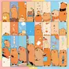 1000 Lindas Caricaturas Capibala Capibara Pequeñas Pegatinas Transfronterizas Domésticas Aplicables Decorativas Carcasa de Teléfono Móvil Pegatinas para Taza de Agua
