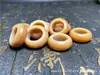 Anillos Corredizos de Raíz de Bodhi de Jade Blanco, Anillos Corredizos de Raíz de Bodhi para Pulseras DIY, Cuentas Budistas y Accesorios