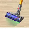 Adecuado para Aspiradora Inalámbrica Dyson Dyson V7V8V10V11V15 Cepillo Eléctrico para Suelo de Accionamiento Directo Turbine Luz Verde y Pantalla de Polvo