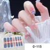Nuevas Pegatinas de Arte para Uñas de Lujo de Alta Gama Otoño/Invierno Pegatinas Impermeables para Uñas Pegatinas de Uñas Tridimensionales 5D Pegatinas Removibles para Uñas