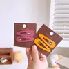 Clip para Bebé Morandi de Color Caída de Aceite Grande para Niños de Otoño e Invierno Clip Lateral Cálido de Color Invierno para Padres e Hijos Par de 7 cm