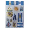 Merchandise de Fã Manchester City Portugal Argentina Real Madrid Chelsea Ac Milan Logo de Time de Futebol Adesivos de Papel Laser para Copo