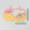 Tarjeta de felicitación de caja de regalo 3D con alto valor estético, tarjeta de bendición 3D plegable vintage con sobre, tarjeta de felicitación para mejores amigos y parejas