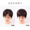 Peça de reposição para topo da cabeça peça de peruca feminina Xuchang peruca cabelo real cobertura cabelo branco aumento de volume peça de reposição invisível de uma peça