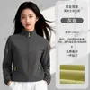 Ropa de trabajo a prueba de viento con cuello alto y cremallera, logo estampado, uniforme corporativo de equipo para tienda 4S de otoño, chaqueta ligera hecha a medida