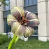 Tulipán Abierto Pequeño de Eva Impreso en 3D, Planta Verde Artificial, Decoración para el Hogar Lirio de Calas Falso, Venta al por Mayor