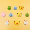 Novo Monstro Fofo de Desenho Animado Resina Pequenos Acessórios DIY Decoração de Presilha de Cabelo Grampo de Cabelo Chaveiro Material para Crocs