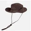 Sombrero de Pescador Estilo Japonés para Exteriores para Hombres y Mujeres, Sombrero con Protección Solar para Senderismo y Camping, Sombrero de Sol de Ala Ancha para Viajes de Verano, Sombrero de Vaquero Occidental