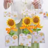 Paquete de Materiales para Ramo de Girasol con Palo Retorcido Creativo DIY para Portalápices Regalo del Día del Maestro para el Mejor Amigo del Maestro