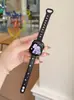 Correa de Hebilla Doble con Tachuelas Adecuada para S10 Apple S11 Watch Iwatch8 Correa de Piel de Estrella Applewatch9Se