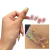 Accesorios para Uñas Arte Dreamy Ice Crystal Opal Cloud Polvo Brocado Iridiscente Super Brillante Polvo de Brillo Polvo Aurora Pegatinas para Uñas Ultra Brillantes Decoración