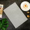 Sousplat Espiga de Trigo Mais Vendido Transfronteiriço, Tapete Isolante de Calor de Luxo Leve, Estampagem a Quente em PVC, Simples, Resistente a Altas Temperaturas, Impermeável, Antiderrapante, Atacado do Fabricante