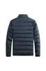 Jaqueta de inverno masculina de algodão feita de material de grafeno, quente, casual, leve, disponível em preto, azul, vermelho e verde escuro