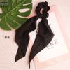 Novo Lenço de Seda Coreano Slim Cor Sólida Faixa de Cabelo Fita de Chiffon Moda Fita de Cetim Acessório de Cabelo Acessório de Pescoço Atacado