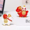 Nueva Decoración de Oveja Auspiciosa para el Hogar - Lindo Ornamento de Escritorio de Oveja del Zodiaco de Dibujos Animados, Regalo para Clientes