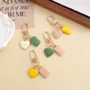 Etsy liga metálica pingente óleo gota coração de amor chaveiro de porta série liga metálica chaveiro de desenho animado criativo chaveiro de bolsa chave