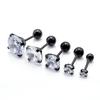 Uña de Oreja Super Flash de Aguja Fina con Cuatro Garras para Hombres y Mujeres Diamante Uña Pequeña de Oreja Uña de Oreja con Garras de Acero Inoxidable Uña de Hueso de Oreja de Moda Uña de Oreja