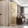 Nueva Pantalla Divisoria Estilo Chino para Sala de Estar, Plegable y Móvil, Madera Maciza, Estilo Chino, Entrada, Oficina, Divisor Decorativo Hueco