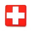 Productos de Exterior al por Mayor, Brazaletes de Velcro de PVC para Comercio Exterior, Parches de Moral de Rescate Médico Cruz Roja, Primeros Auxilios