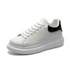 Tenis Blancos Clásicos para Mujer, Versátiles de Plataforma con Suela Gruesa que Aumentan la Altura, Transpirables, Casuales, de Moda