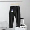 Fresco e respirável! Calça Casual Joker de Oito Pontos 6357