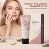 Crema depilatoria facial: Hidratante, delicado, limpia el vello fino, hidrata suavemente la piel del rostro, la deja sintiéndose fresca y suave, conveniente para el cuidado