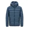 Nueva chaqueta informal de algodón para hombre, abrigo ligero de algodón con capucha, chaqueta de algodón forrada de forro polar de grafeno para hombres jóvenes y de mediana edad, chaqueta de algodón acanalado