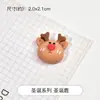 Muñeco de nieve de Papá Noel, crema de bricolaje, pegamento, funda de teléfono, bolsa, accesorios para el cabello hechos a mano, accesorios de resina caseros