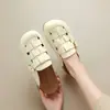 Zhr Zapatillas Retro de Suela Gruesa y Punta Cerrada para Mujer 2026 Verano Sandalias Romanas de Suela Blanda para Uso en Exteriores Zapatos Birkenstock sin Cierre