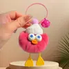 Llavero Colgante de Peluche de Patito Pequeño con Ojos Grandes, Creativo y Peculiar, Divertida Decoración de Peluche para Mochilas para Amigos y Parejas